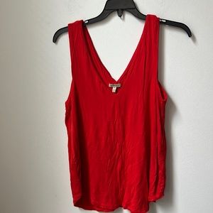 Bordeaux Anthropologie Orange Tank Small